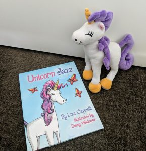 childrens unicorn books and unicorn plush animal toy
