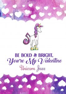 free Unicorn Valentine's Day Cards