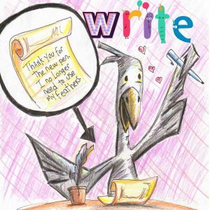 pen pal writing activity for kids