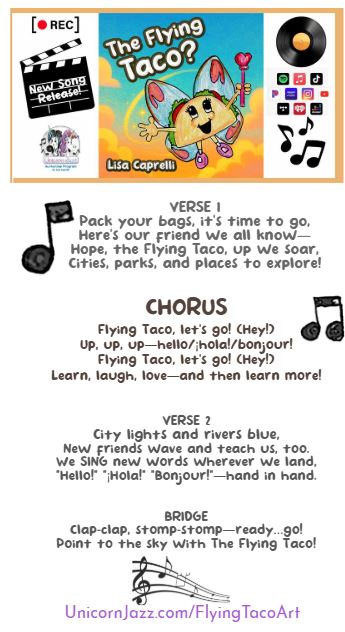 the flying taco song book