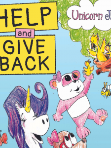 help and give back childrens unicorn book series